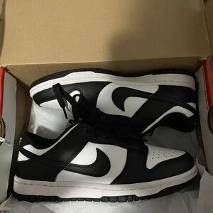 Nike Black and White Panda Dunks Women's Sneakers size 6